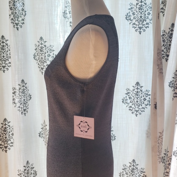 Nanette Lepore BNWT Charcoal Black Dress Large - Picture 4 of 7